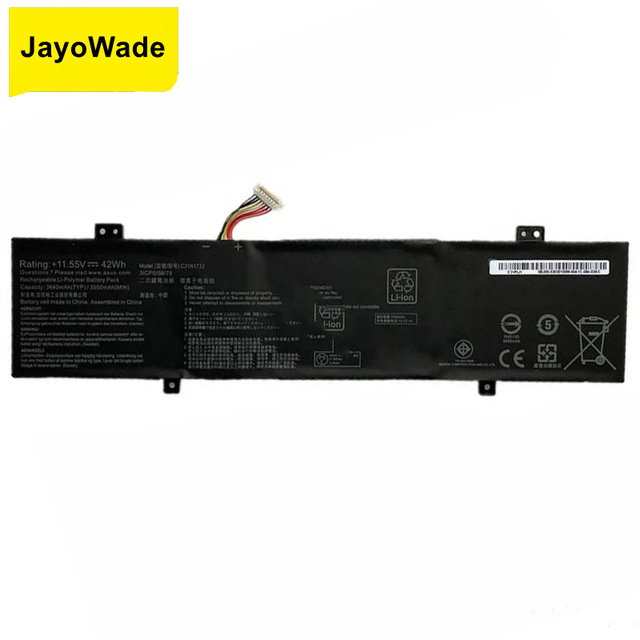 11.55V 42WH C31N1733 Laptop Battery for ASUS 0B200-02970000 TP412UA TP412UA-EC207T for VivoBook Flip 14 TP412UA-DB31T C31N1733