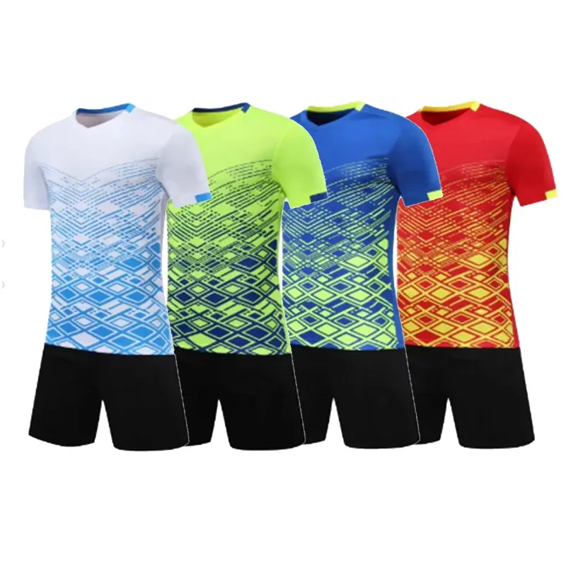 High Quality Sublimated Custom Soccer Uniform Football Club Training Set Men Soccer Jersey for Sports