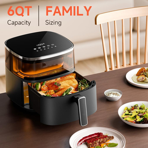 Friteuse électrique intelligente multifonction de 9,5 L Freidora De Aire Friteuse électrique sans huile à commande numérique avec fenêtre de visualisation - Product Image 3