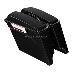 Staffa di Conversione Posteriore in Plastica Nera Opaca TCMT per Borse Laterali Heritage <span class=keywords><strong>Softail</strong></span> 86-17 XF2906112-03 Allungata di 5 Pollici - Product Image 3
