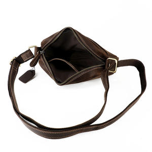 กระเป๋าหนังวัวแท้ Andong รุ่นวินเทจ Crazy Horse สำหรับผู้ชาย สะพายไหล่ สะพายข้าง แบบ Messenger  กระเป๋าสะพายลำตัว สำหรับกิจกรรมกลางแจ้ง รุ่น 6039 - Product Image 5