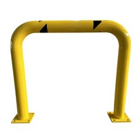 Barrière de sécurité anti-collision en forme de U personnalisée, barre de protection contre les chocs, barrières de stationnement en acier robustes et amovibles