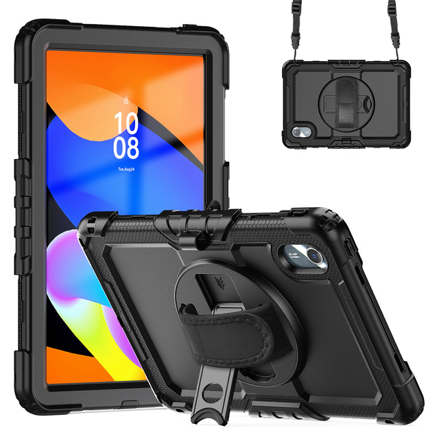 With Screen Protector Heavy Duty Case for Lenovo Xiaoxin Pad 11 2025 TB336FU TB336ZU 2024 Tab M11 Rotatable Stand Armor Cover
