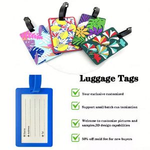 Etiqueta de Equipaje de PVC Ecológica y Moderna Personalizada para Maletas y Bolsos con Etiqueta de Nombre Personalizada - Product Image 4