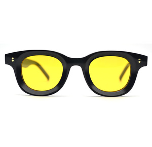 Gafas de Sol Ivintage <span class=keywords><strong>Vicente</strong></span> TFB 2025 Retro para Mujer, Montura Completa de Acetato, Lentes Polarizadas Amarillas, Protección UV TAC - Product Image 1