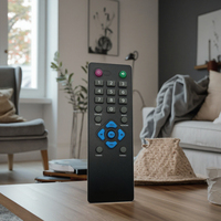 Télécommande OEM ODM de haute qualité avec lumière LED 2 * pile AAA roulant et code fixe pour l'audio domestique prix de gros
