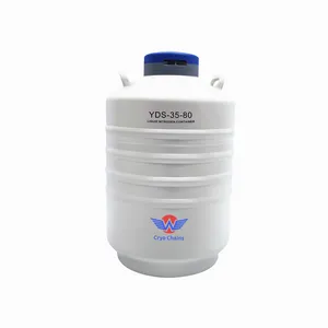 6 Liter Cryogene Vloeibare Stikstof Gas Cilinder 10L-175L Brede Hals Laboratorium Vloeibare Stikstof Tank Voor Mini Vaccin Refriger