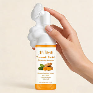 Espuma Limpiadora de Cúrcuma OEM ODM 100ml con Ácido Hialurónico Antiarrugas y Antienvejecimiento, Marca Personalizada Disponible, 3 Años de Vida Útil para Todos - Product Image 3