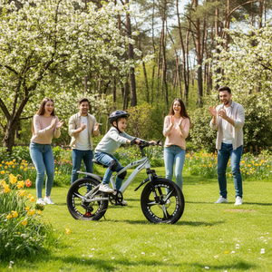 Vélo pour grands enfants Zhui Feng, garçons et filles de 6 à 15 ans, vitesse unique, cadre en acier, ultra-léger, roue de 20 pouces, tout-terrain, double frein à disque - Product Image 1