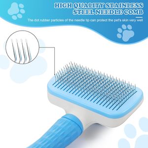 <b>Dog</b> Hair Remover Brush Cat Grooming and Care Comb for Long Hair <b>Dog</b> Pet Removes Hairs Cleaning <b>Bath</b> Brush <b>Dog</b> Supplies - Product Image 2