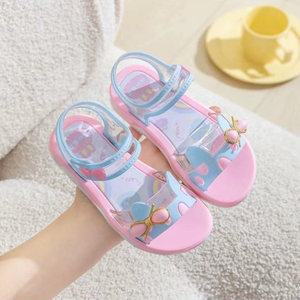 Sandales d'été en gros pour filles, sandales de princesse à semelle souple pour tout-petits et enfants - Product Image 4