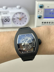 <span class=keywords><strong>Reloj</strong></span> Mecánico de Lujo para Hombre Más Vendido con Resistencia al Agua de 30 m, Correa de Silicona Luminosa, Esfera Hueca y Función de Alarma - Product Image 3