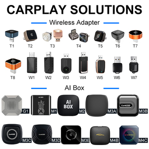 กล่อง CarPlay AI ไร้สาย 4 in 1 4GB+64GB Android 14 4G LTE เสียบแล้วใช้งานได้ทันทีสำหรับรถยนต์ที่มี CarPlay แบบใช้สาย - Product Image 4