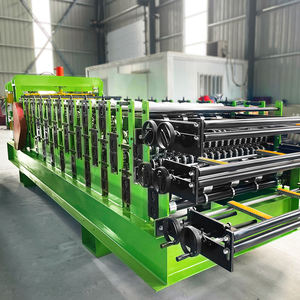 Petit pain Offre Spéciale de panneau de toit de trois couches formant la machine tuile automatique en métal faisant la machine - Product Image 3