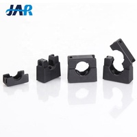 Colliers de serrage en plastique corrugué pour conduites électriques JAR, en nylon PA, flexibles, pour tuyaux industriels, support carré