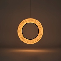 Nouveauté Nicro : Lanterne en papier sur mesure, artisanat japonais fait main, lustre suspendu, décoration pour hôtel et maison