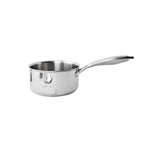 Olla para leche de acero inoxidable 304, moldeada en una sola pieza, engrosada, sin recubrimiento, para comida de bebé, sopa, fideos y cocina - Product Image 2