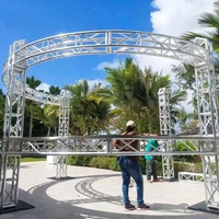 Estructura de Techo Arqueado de Aleación de Aluminio, Servicio OEM/ODM, Inspección de Producto Terminado, Diseño Modular Portátil, Instalación Rápida para Escenarios