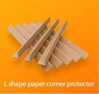 Fabriqué en Chine Protecteurs d'angle en carton rigide et bon marché de 50mm de large fabriqués à partir de papier kraft et de rouleaux