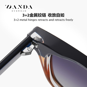 Gafas de Sol Polarizadas Danda, Anti Luz Azul, UV400, Unisex, Montura Redonda Moderna, Protección Solar para Conducir - Product Image 3