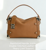 Sac à main en cuir PU pour femme avec logo personnalisé, sac à bandoulière tendance avec chaîne, sac à main décontracté vintage pour le quotidien et les trajets, avec anse détachable