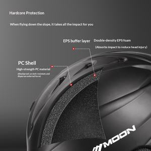 Casco <span class=keywords><strong>de</strong></span> Esquí Unisex MOON para Snowboard y Esquí Alpino |   Protección para la Cabeza en Invierno para Deportes al Aire Libre - Product Image 5