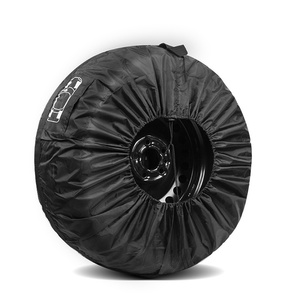 <span class=keywords><strong>Housse</strong></span> de protection tout compris pour <span class=keywords><strong>pneu</strong></span> de secours en tissu 190T, anti-poussière et imperméable, pour stockage et protection de voiture - Product Image 4