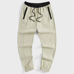 Pantalon cargo homme décontracté en coton, coupe droite, multi-poches, pour le travail et les activités de plein air - Product Image 1