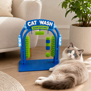 Produits de bain irrésistibles pour chats, accessoires de douche pour animaux de compagnie, nettoyage doux et sûr, accessoires de toilettage pour chatons et chats adultes - Product Image 2
