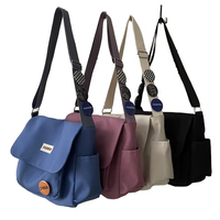 Sac fourre-tout en toile de coton de luxe réutilisable pliable avec conception imperméable et facile à transporter sac à provisions à la mode imprimé logo à la mode