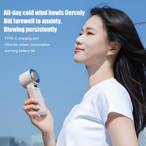 Nouveau ventilateur turbo puissant à 100 vitesses, Humicane, technologie de réfrigération à vitesse variable infinie, ventilateur portable 659 - Product Image 3