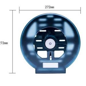 Caja de papel de rollo grande para <span class=keywords><strong>baño</strong></span>, inodoro de papel grande comercial montado en la pared <span class=keywords><strong>sin</strong></span> perforación, caja de pañuelos impermeable para inodoro de Hotel - Product Image 5