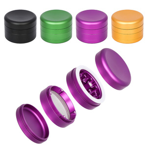 Molinillo de Hierbas de Aleación de Aluminio de 63 mm y 4 Capas, Triturador de Hierbas Metálico con Dientes de Resorte y Filtro para Accesorios de Fumar - Product Image 5