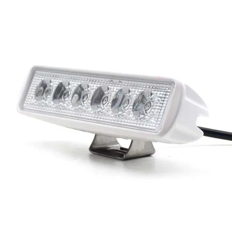 WEIKEN Yeni Tasarım IP68 18 W Mavi/Beyaz Çift Renk LED İş işık off road araçlar ATV UTV için kamyon traktörler Tekne