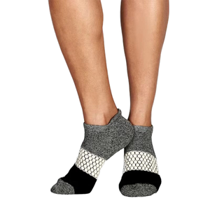 Chaussettes de sport tricotées antidérapantes pour cheville, fabriquées à Taïwan, écologiques, en Spandex, Nylon et Coton, pour le fitness et le quotidien - Product Image 1