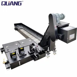 Dongguan Factory CNC Chip Conveyor Chain Plate Hinged Belt Type Chip Conveyor For Lathe Machine