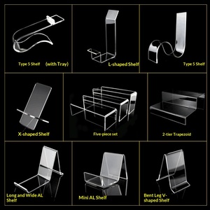 Exhibidor de Zapatos Transparente de Acrílico para Adultos y Niños con Soporte para Exhibición de Zapatos, Adornos y Accesorios <span class=keywords><strong>en</strong></span> Tiendas de Calzado - Product Image 3