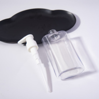 Bouteille pompe vide en PET 250/500 ml, rechargeable, en plastique, pour cosmétiques, lotion corporelle, shampoing, soins capillaires, emballage liquide.