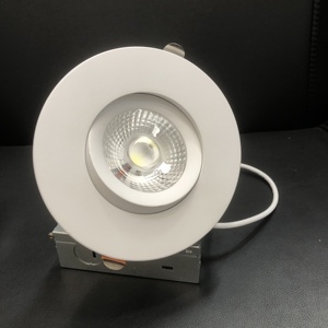 Luminaria LED Empotrable de 4 Pulgadas y 12W con Certificación ETL, <span class=keywords><strong>ES</strong></span> y FCC, Ángulo de Haz de 60° ° 3500K4500K5500K6000K5CCT AC100-277V0-10V Regulable Hermético para Lugares Húmedos 1100LM - Product Image 2