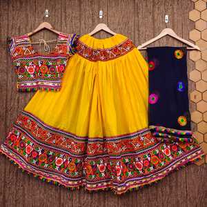 Suministro directo de fábrica Navratri Lehenga Choli tradicional para ocasión de Festival Lehenga Choli nupcial a precio a granel - Product Image 3