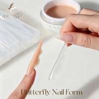 Boîte ARNAILO – Extensions d'ongles papillon de haute qualité, double forme, gel X, capsules d'ongles couvrantes, extension naturelle pour nail art