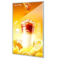 Panneau lumineux en verre trempé ultra-fin à LED, haute définition, transparent, mural, pour menu d'ascenseur et publicité