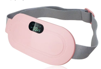 Masseur corporel électronique Ceinture menstruelle Vibration abdominale Appareil de massage avec compresse chaude pour soulager la douleur menstruelle