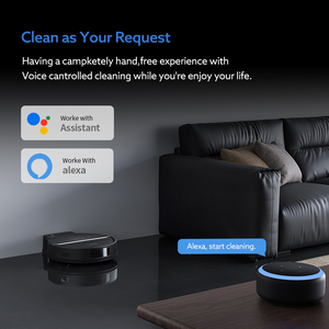 OEM GN303 Smart Robot <b>Vacuum</b> Cleaner with Gyro Navigation 2000Pa Suction Smart Obstacle Avoidance Auto Docking 3 in 1 <b>Vacuum</b> Mop - Product Image 4