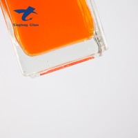500ml 400ml Carré Court Cou Vis Bouche Base Lourde Whisky Whisky Vodka Flint Bouteilles En Verre Fabricant En Gros