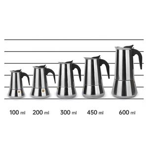 Chine usine directe 6/12 tozze pas cher en aluminium portable extérieur haute qualité moka pot nouvelle moka cafetière - Product Image 2