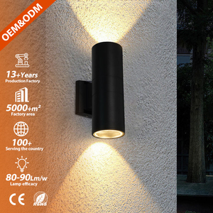 <span class=keywords><strong>Applique</strong></span> Murale Extérieure <span class=keywords><strong>LED</strong></span> Moderne pour Porche et Couloir, Éclairage Haut et Bas, Étanche IP65 - Product Image 1