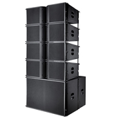 Haut-parleurs Line Array bidirectionnels doubles de 10 pouces / Haut-parleur de graves linéaire passif simple de 18 pouces LA-210Y LA-118Y