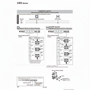 Pièces pneumatiques de l'électrovanne pneumatique SMC VXS235DA - Product Image 1