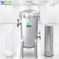 Boîtier de filtre multi-sacs en acier inoxydable 304 316 pour filtration industrielle de liquides et d'eau, émulsion acrylique PVA, batterie au lithium polymère